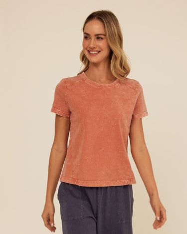Roselie Mineral Wash Eco Jersey Tee Threads 4 Thought 