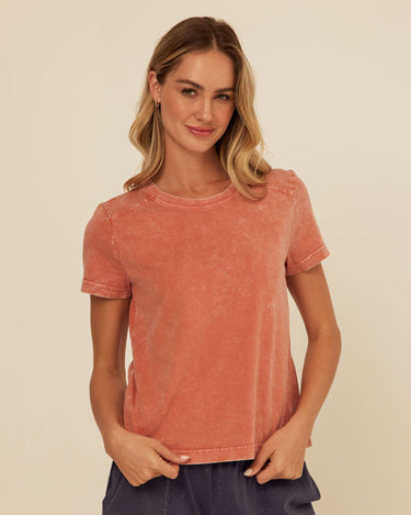 Roselie Mineral Wash Eco Jersey Tee Threads 4 Thought 