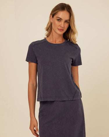 Roselie Mineral Wash Eco Jersey Tee Womens Tops Short Shirt Threads 4 Thought 