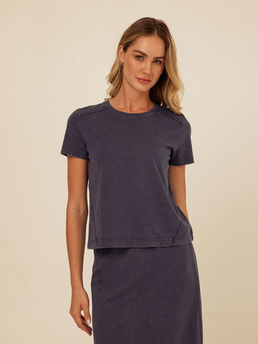 Roselie Mineral Wash Eco Jersey Tee Womens Tops Short Shirt Threads 4 Thought 