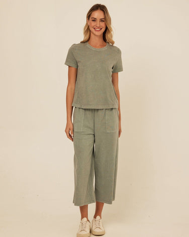 Roselie Mineral Wash Eco Jersey Tee Threads 4 Thought 