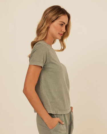 Roselie Mineral Wash Eco Jersey Tee Threads 4 Thought 