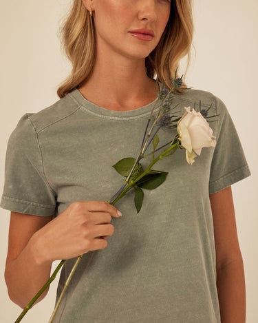 Roselie Mineral Wash Eco Jersey Tee Threads 4 Thought 