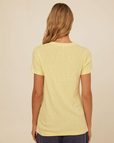 Norma Textured Slub Jersey Knotted Tee Womens Tops Short Tee Threads 4 Thought 