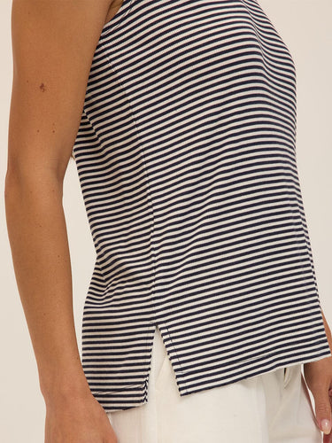 Nazeera Micro Stripe Feather Rib Tank Threads 4 Thought 