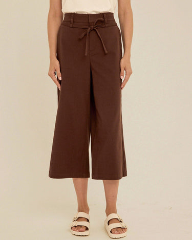 Bemmie Stretch Twill Relaxed Capri Pant Womens Bottoms Pants Threads 4 Thought 