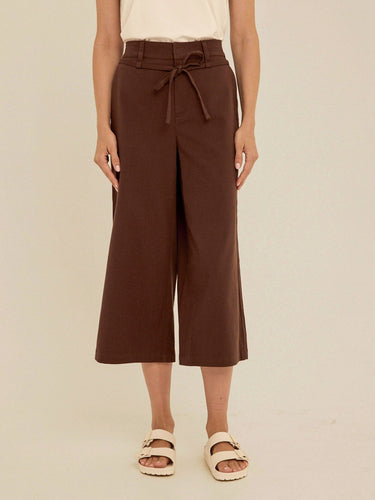 Bemmie Stretch Twill Relaxed Capri Pant Womens Bottoms Pants Threads 4 Thought 