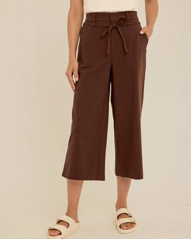 Bemmie Stretch Twill Relaxed Capri Pant Womens Bottoms Pants Threads 4 Thought 