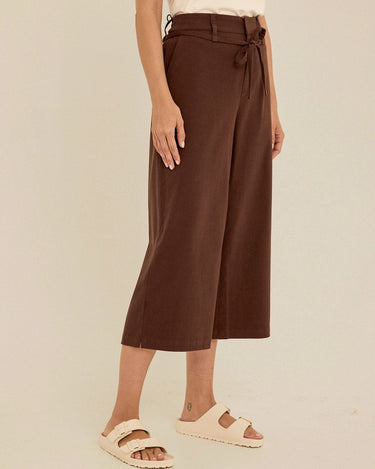 Bemmie Stretch Twill Relaxed Capri Pant Womens Bottoms Pants Threads 4 Thought 