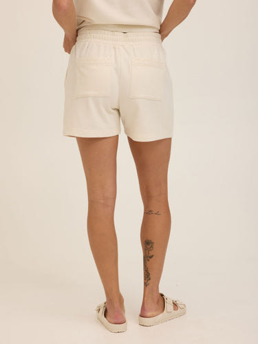 Helena Cotton Terry Lace Mix Short Womens Bottoms Shorts Threads 4 Thought 