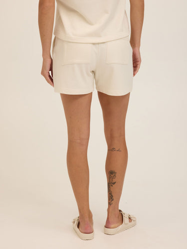 Helena Cotton Terry Lace Mix Short Womens Bottoms Shorts Threads 4 Thought 