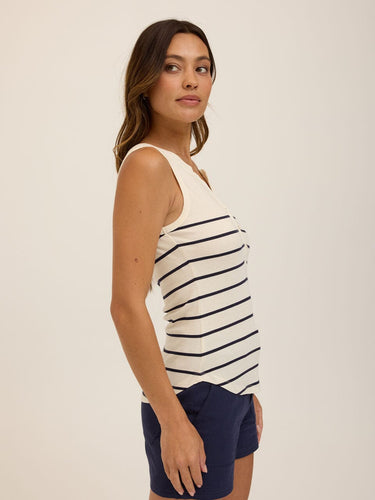 Akia Feather Rib Henley Tank Threads 4 Thought 