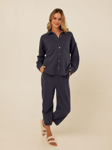 Chantel Mineral Wash Fleece Pant Womens Bottoms Sweatpants Threads 4 Thought 