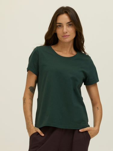 Emmy Essential Jersey Crew Tee Womens Tops Short Tee Threads 4 Thought 