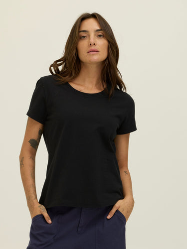 Core Organic Cotton Crew Neck Tee Womens Tops Short Tee Threads 4 Thought 