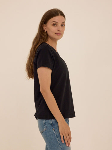 Emmy Essential Jersey Crew Tee Womens Tops Short Tee Threads 4 Thought 