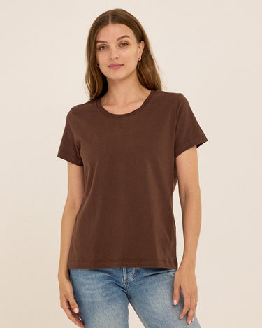 Emmy Organic Cotton Crew Tee Womens Tops Short Tee Threads 4 Thought 