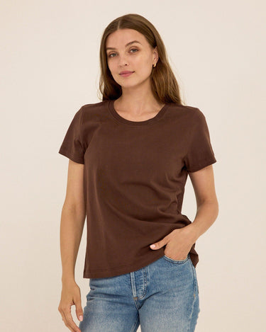 Emmy Organic Cotton Crew Tee Womens Tops Short Tee Threads 4 Thought 