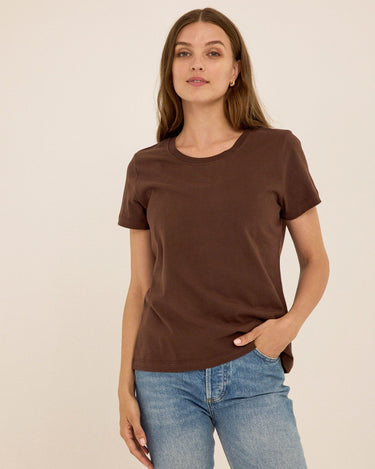 Emmy Organic Cotton Crew Tee Womens Tops Short Tee Threads 4 Thought 