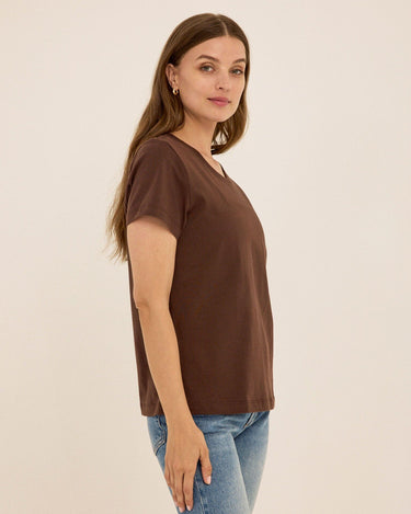 Emmy Organic Cotton Crew Tee Womens Tops Short Tee Threads 4 Thought 
