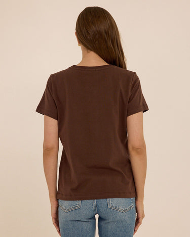 Emmy Essential Jersey Crew Tee Womens Tops Short Tee Threads 4 Thought 