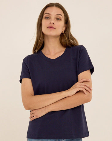 Emmy Organic Cotton Crew Tee Womens Tops Short Tee Threads 4 Thought 