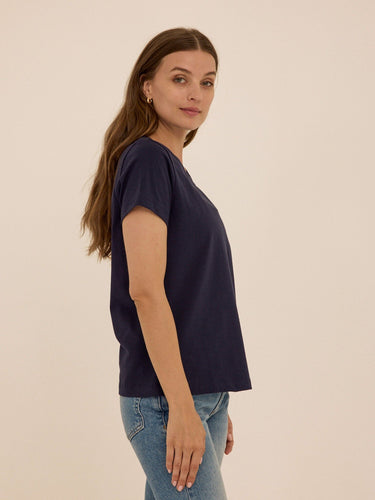 Emmy Essential Jersey Crew Tee Womens Tops Short Tee Threads 4 Thought 