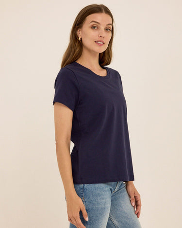 Emmy Organic Cotton Crew Tee Womens Tops Short Tee Threads 4 Thought 