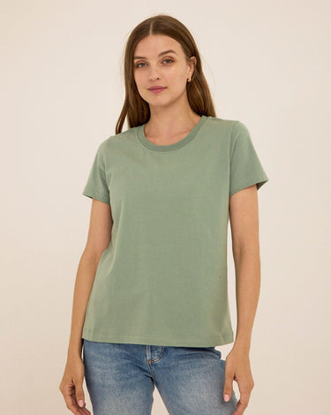 Emmy Organic Cotton Crew Tee Womens Tops Short Tee Threads 4 Thought 