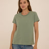 Emmy Essential Jersey Crew Tee Womens Tops Short Tee Threads 4 Thought 