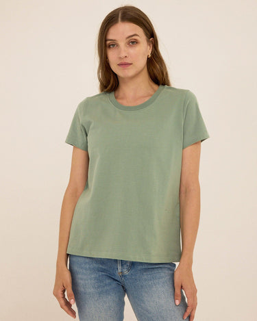 Emmy Organic Cotton Crew Tee Womens Tops Short Tee Threads 4 Thought 