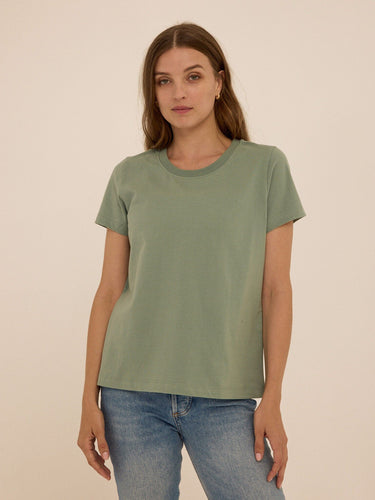 Emmy Essential Jersey Crew Tee Womens Tops Short Tee Threads 4 Thought 