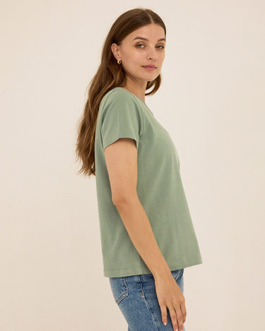 Emmy Organic Cotton Crew Tee Womens Tops Short Tee Threads 4 Thought 
