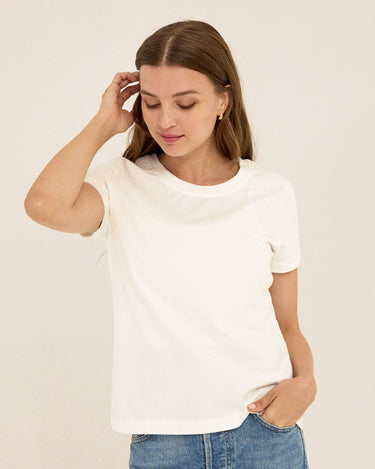 Emmy Organic Cotton Crew Tee Womens Tops Short Tee Threads 4 Thought 
