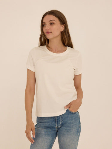 Emmy Essential Jersey Crew Tee Womens Tops Short Tee Threads 4 Thought 