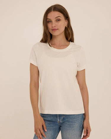Emmy Essential Jersey Crew Tee Womens Tops Short Tee Threads 4 Thought 