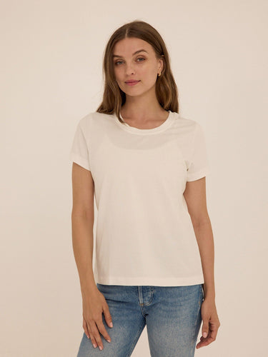Emmy Essential Jersey Crew Tee Womens Tops Short Tee Threads 4 Thought 