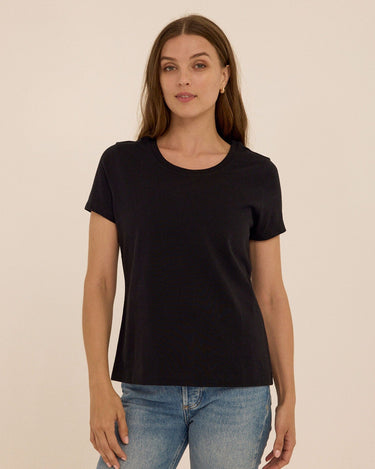 Emmy Essential Jersey Crew Tee Womens Tops Short Tee Threads 4 Thought 