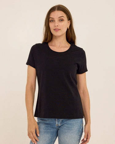 Emmy Organic Cotton Crew Tee Womens Tops Short Tee Threads 4 Thought 