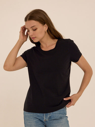 Aria Essential Jersey V-Neck Tee Threads 4 Thought 