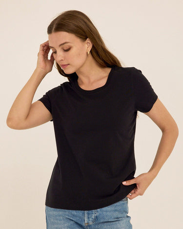 Emmy Organic Cotton Crew Tee Womens Tops Short Tee Threads 4 Thought 