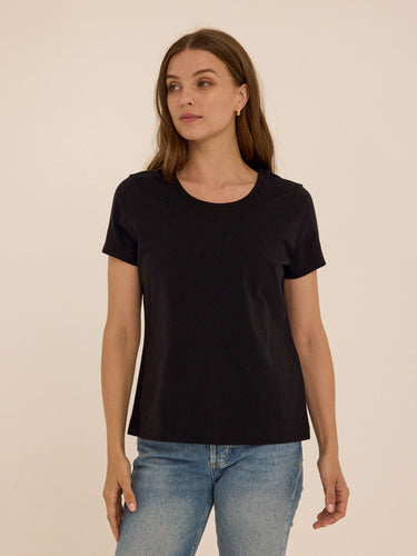 Emmy Essential Jersey Crew Tee Womens Tops Short Tee Threads 4 Thought 