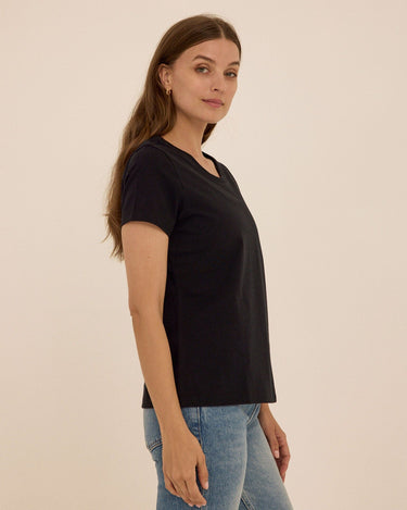 Aria Essential Jersey V-Neck Tee Threads 4 Thought 
