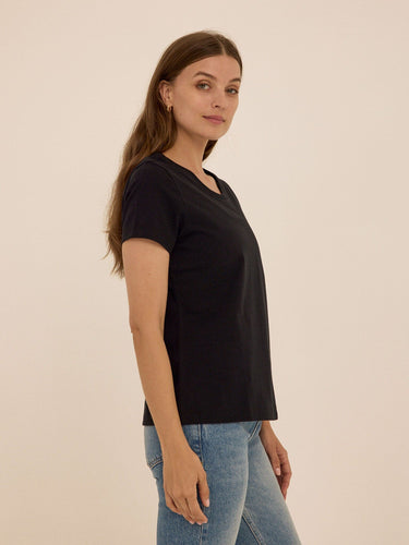 Aria Essential Jersey V-Neck Tee Threads 4 Thought 