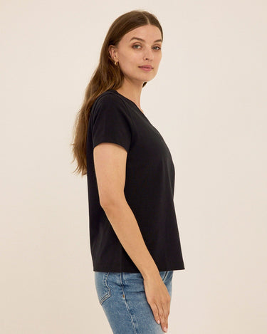 Emmy Organic Cotton Crew Tee Womens Tops Short Tee Threads 4 Thought 