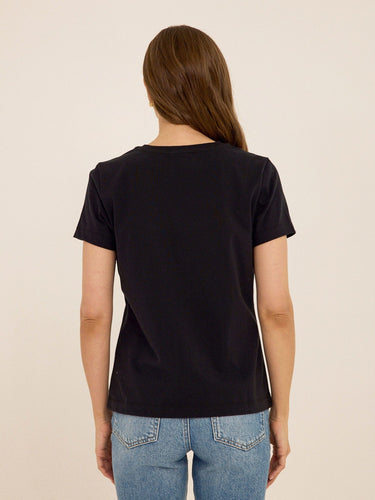 Aria Organic Cotton V-Neck Tee Womens Tops Short Tee Threads 4 Thought 