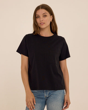 Beth Essential Jersey Pocket Tee Womens Tops Short Tee Threads 4 Thought 