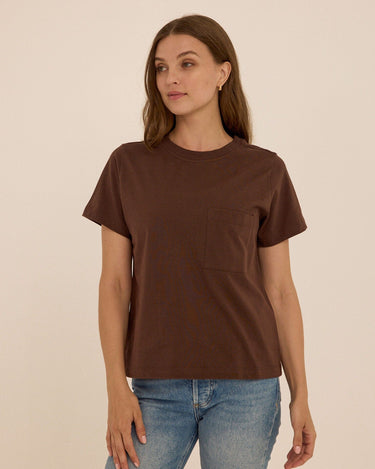 Beth Essential Jersey Pocket Tee Threads 4 Thought 