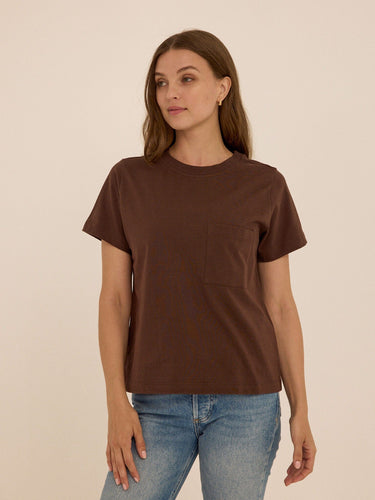 Beth Essential Jersey Pocket Tee Threads 4 Thought 