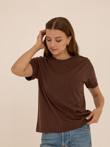 Beth Essential Jersey Pocket Tee Threads 4 Thought 